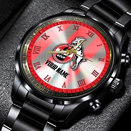 Koln Bundesliga Personalized New Black Hand Watch Gift For Fans