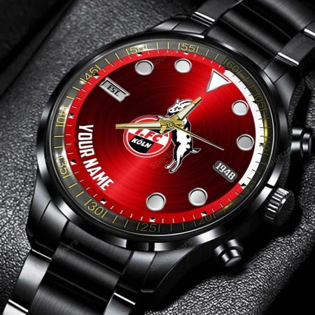 Koln Bundesliga Personalized New Black Hand Watch Gift For Fans
