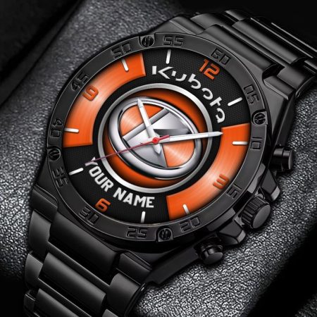 Kubota Tractor Personalized New Stainless Steel Hand Watch For Fans