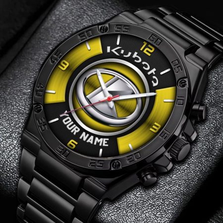 Kubota Tractor Personalized New Stainless Steel Hand Watch For Fans