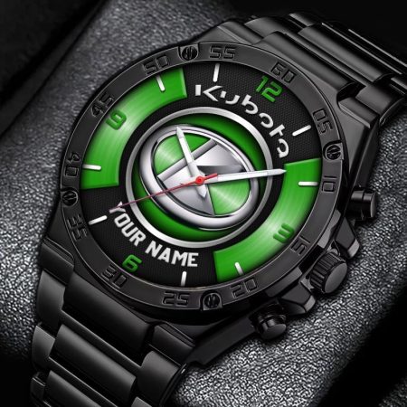 Kubota Tractor Personalized New Stainless Steel Hand Watch For Fans