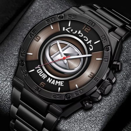 Kubota Tractor Personalized New Stainless Steel Hand Watch For Fans