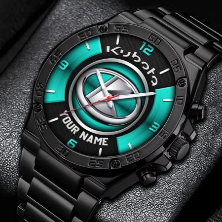 Kubota Tractor Personalized New Stainless Steel Hand Watch For Fans
