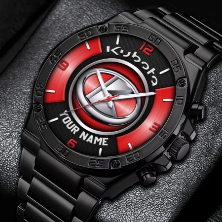 Kubota Tractor Personalized New Stainless Steel Hand Watch For Fans