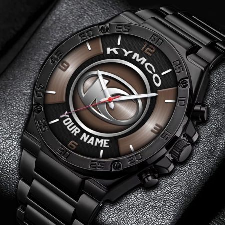 Kymco Motorcycles Personalized New Stainless Steel Hand Watch For Fans
