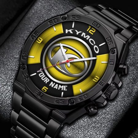 Kymco Motorcycles Personalized New Stainless Steel Hand Watch For Fans