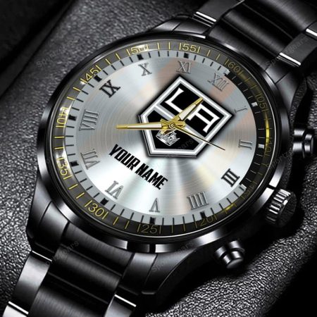 LA Kings NHL Personalized New Black Hand Watch Gift For Fans