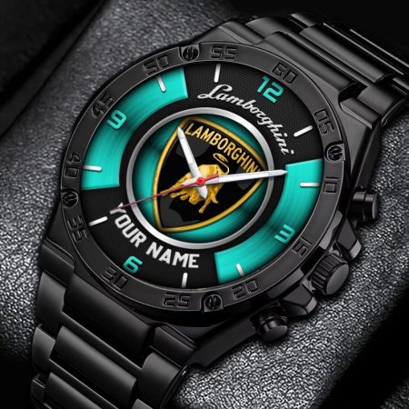 Lamborghini Car Personalized New Stainless Steel Hand Watch For Fans