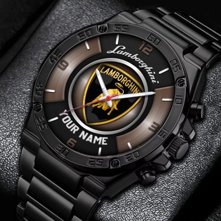 Lamborghini Car Personalized New Stainless Steel Hand Watch For Fans
