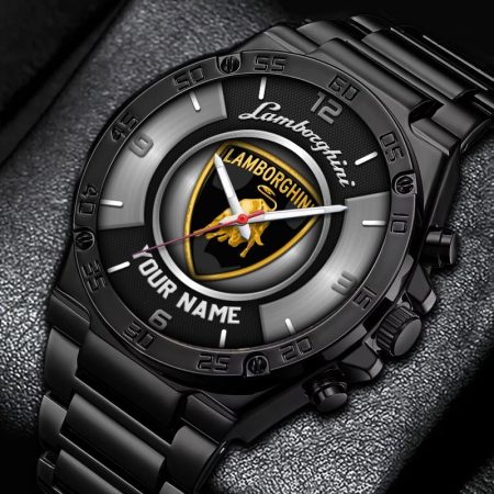Lamborghini Car Personalized New Stainless Steel Hand Watch For Fans