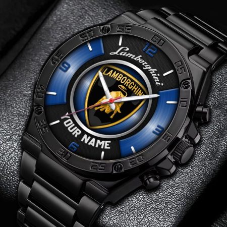 Lamborghini Car Personalized New Stainless Steel Hand Watch For Fans