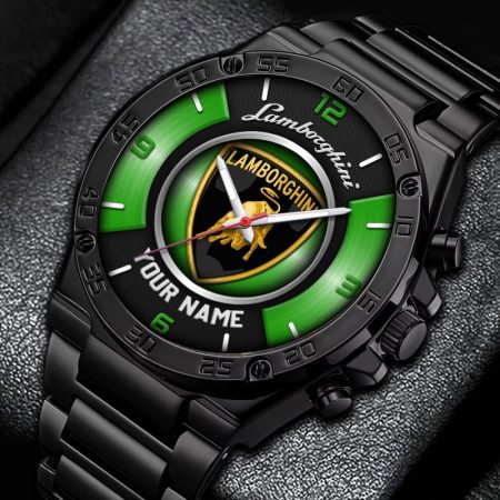 Lamborghini Car Personalized New Stainless Steel Hand Watch For Fans