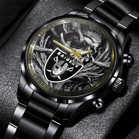Las Vegas Raiders NFL Men Hand Watch Personalized Gift For Fans