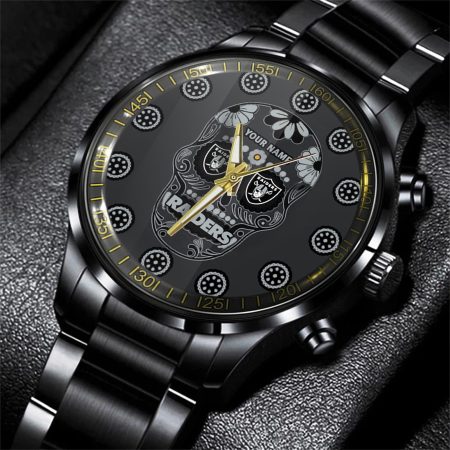 Las Vegas Raiders NFL Men Hand Watch Personalized Gift For Fans