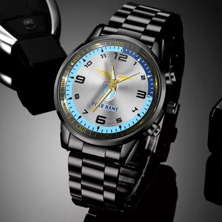 Lazio Serie A Personalized New Black Hand Watch Gifts For Fans