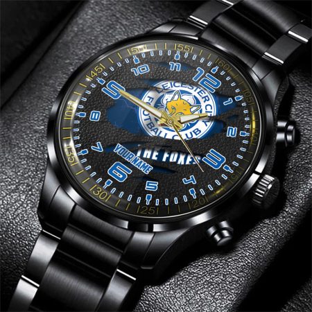 Leicester City EPL Personalized 3D Men Hand Watch Gift For Fans For Father