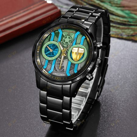 Levadiakos FC Super League Stainless Steel Watch Gift For Fan