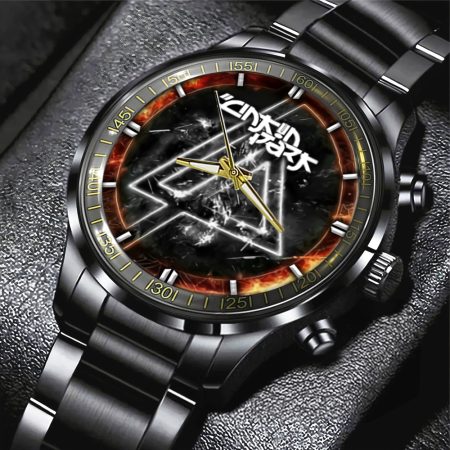 Linkin Park Music Black Stainless Steel Watch Gift For Fan