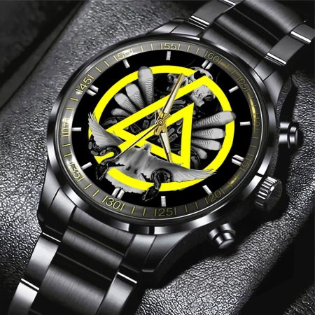 Linkin Park Music Black Stainless Steel Watch Gift For Fan