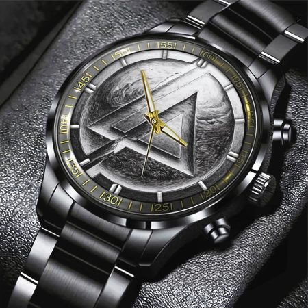 Linkin Park Music Black Stainless Steel Watch Gift For Fan