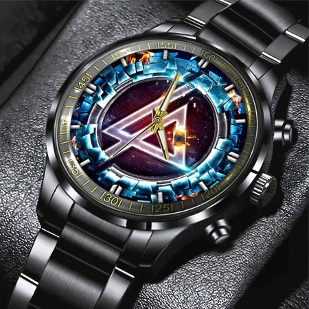 Linkin Park Music Black Stainless Steel Watch Gift For Fan