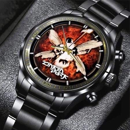 Linkin Park Music Black Stainless Steel Watch Gift For Fan