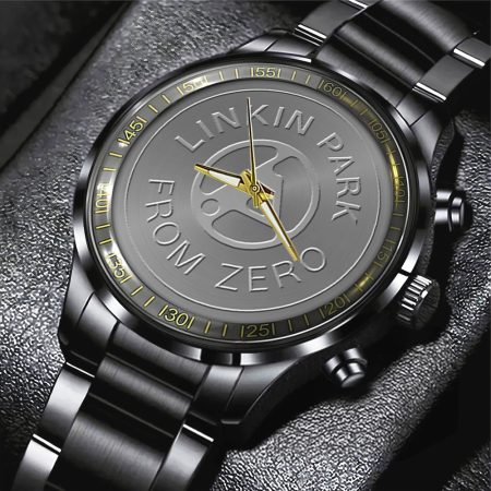 Linkin Park Music Black Stainless Steel Watch Gift For Fan