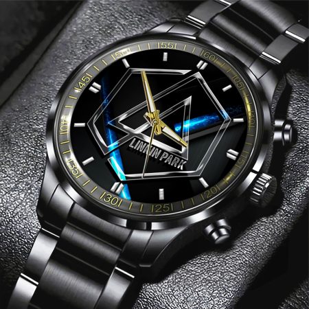 Linkin Park Music Black Stainless Steel Watch Gift For Fan