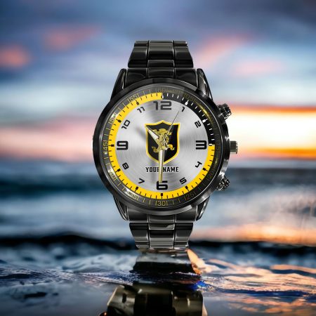 Livingston Scottish Premiership New Personalized Black Hand Watch Gifts For Fans