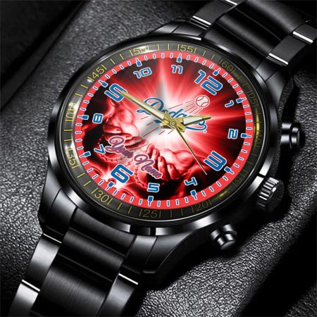 Los Angeles Dodgers MLB Personalized Fashion 3D Men Hand Watch Gift For Fans For Father