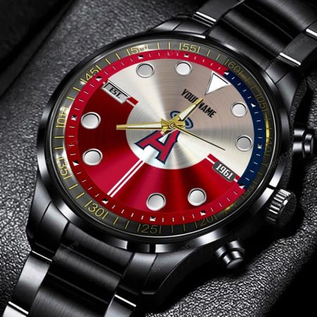 Los Angeles Dodgers MLB Personalized New Black Hand Watch Gift For Fans