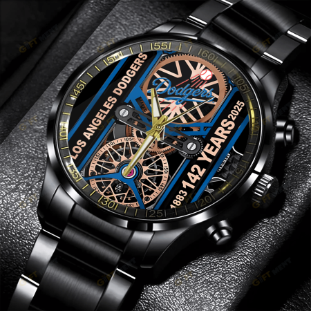 Los Angeles Dodgers MLB Stainless Steel Watch Gift For Fan