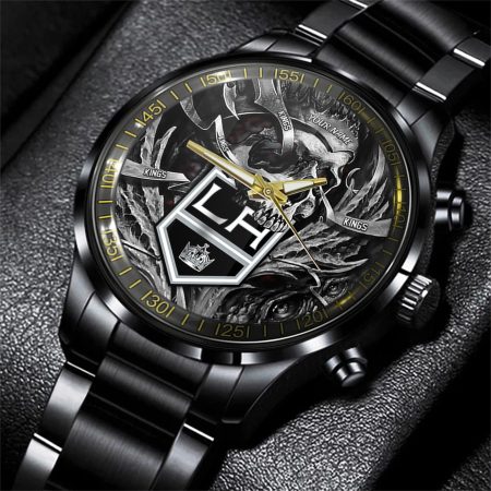 Los Angeles Kings NHL Skull Personalized Hand Watch Gift For Fans