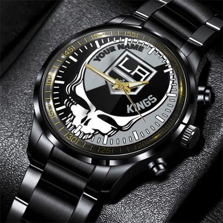 Los Angeles Kings NHL Skull Personalized Hand Watch Gift For Fans