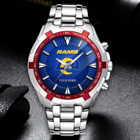 Los Angeles Rams NFL Alloy Men Quartz Watch Personalized Gift For Fan