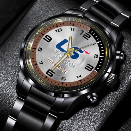 LS Tractor Tractor Personalized Black Stainless Steel Hand Watch For Fan