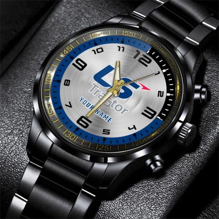 LS Tractor Tractor Personalized Black Stainless Steel Hand Watch For Fan