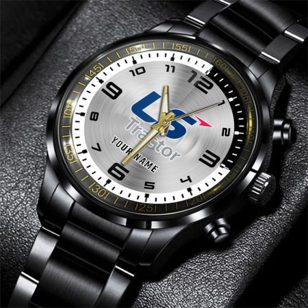 LS Tractor Tractor Personalized Black Stainless Steel Hand Watch For Fan