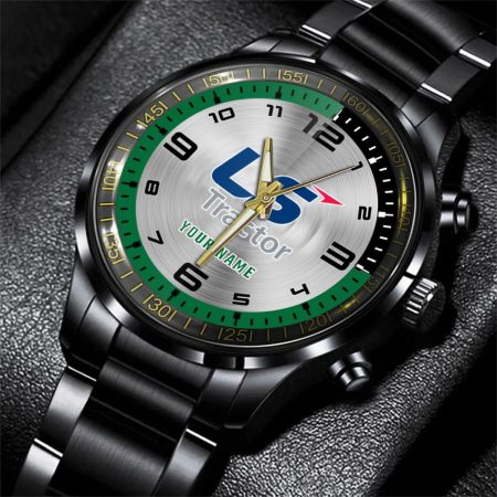 LS Tractor Tractor Personalized Black Stainless Steel Hand Watch For Fan