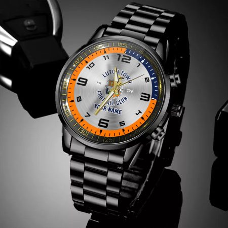 Luton Town EPL Personalized Black Hand Watch Gifts For Fans