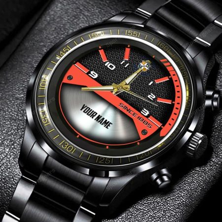 Luton Town EPL Personalized New Black Hand Watch Gift For Fans