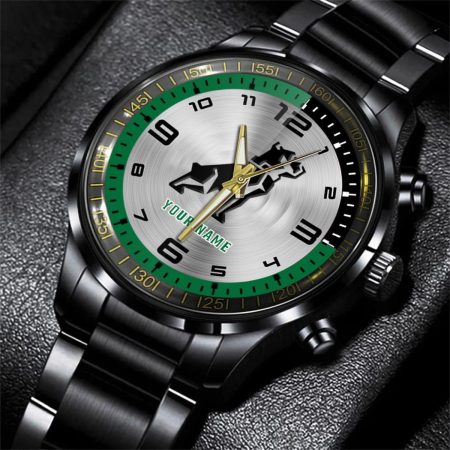 Mack Truck Personalized Black Stainless Steel Hand Watch For Fan