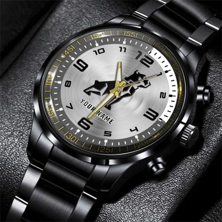 Mack Truck Personalized Black Stainless Steel Hand Watch For Fan