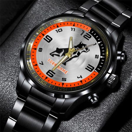 Mack Truck Personalized Black Stainless Steel Hand Watch For Fan