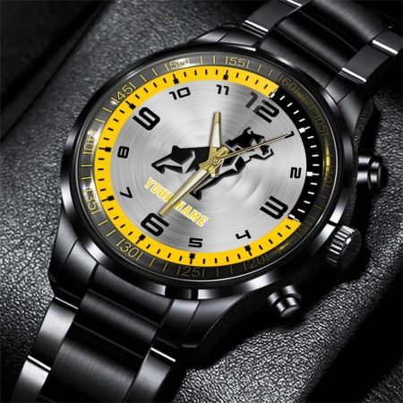 Mack Truck Personalized Black Stainless Steel Hand Watch For Fan