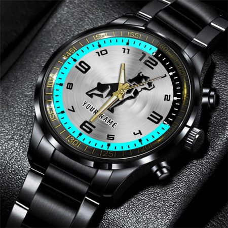 Mack Truck Personalized Black Stainless Steel Hand Watch For Fan