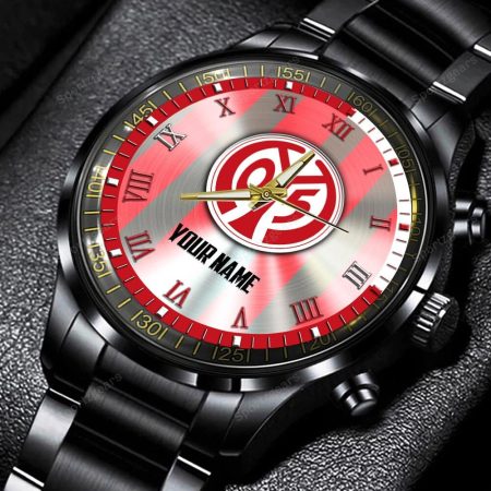 Mainz 05 Bundesliga Personalized New Black Hand Watch Gift For Fans