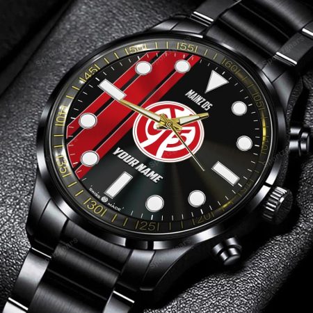 Mainz 05 Bundesliga Personalized New Black Hand Watch Gift For Fans
