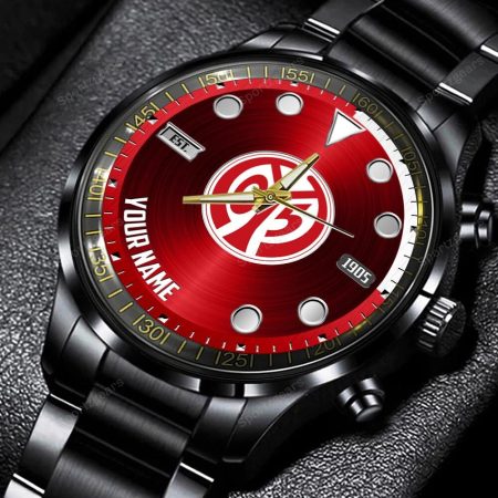 Mainz 05 Bundesliga Personalized New Black Hand Watch Gift For Fans
