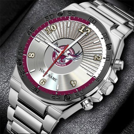 Manly Warringah Sea Eagles NRL New Personalized Watch Men Gift For Fans
